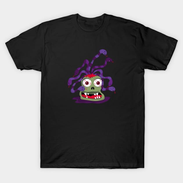 Medusa zombie T-Shirt by JoanaJuheLaju1